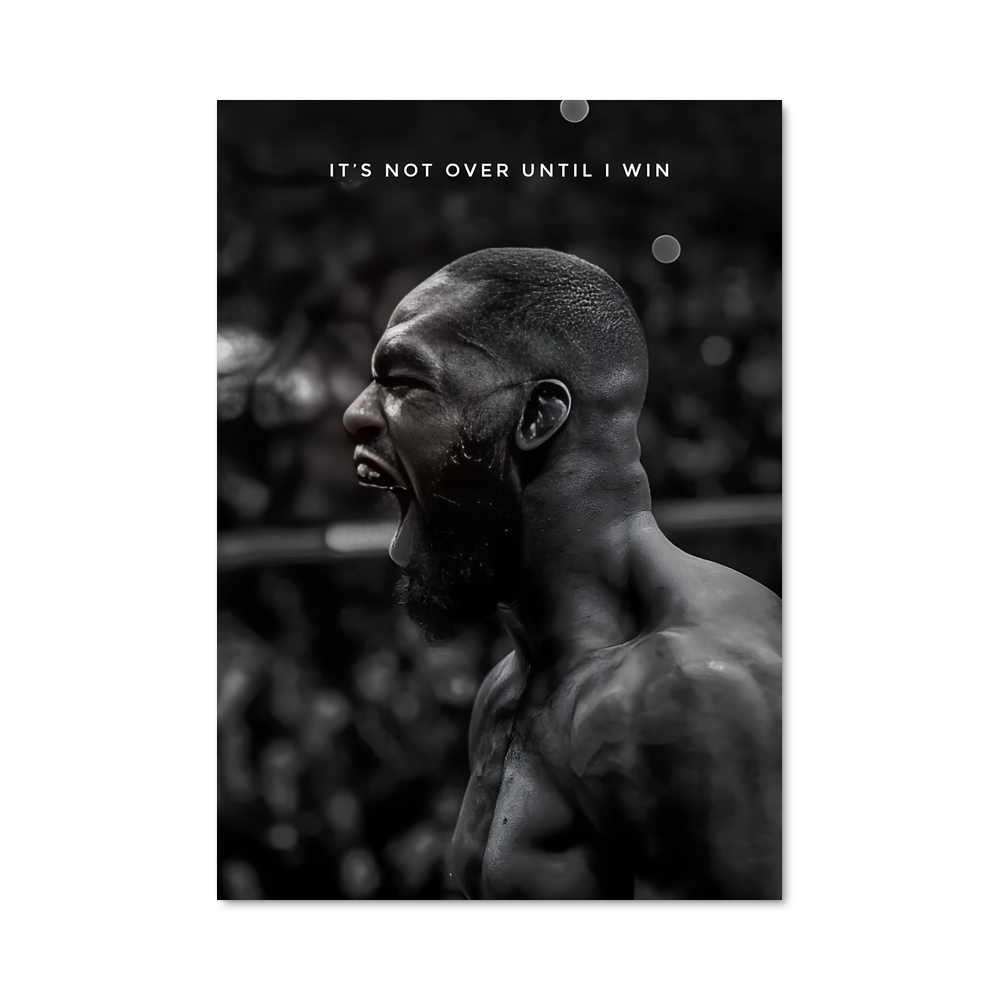 Poster Jon jones entier – affiche MMA